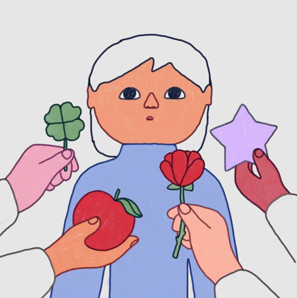 Bildet av tre ungdommer som sitter og diskutere hva du skal tåle eller ikke tåle.